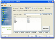 Web Password Wizard screenshot